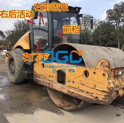 Road Roller LG526B6 523A6 520B3 523A3 Kaca Baja Belakang Di Bawah Pintu Gerak Depan