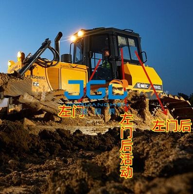 B160C Bulldozer Gear Angin Depan Kiri Dan Kanan Pintu Belakang Sisi Pintu Pindah Gir Belakang Kaca Tempered