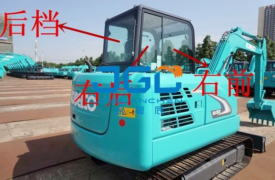 SK60-8 Excavator Gear Depan Pintu Belakang Dan Jendela Kiri Dan Kanan Lengan Atas Dan Bawah Kaca Depan
