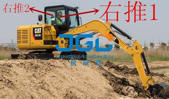 E305.5E2 306E2 Kaca depan kiri dan kanan dari excavator depan dan belakang jendela langit-langit