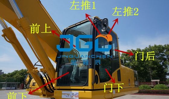 PC300 360 350 270 400 430 650 450-8mo Kaca Depan dan Belakang Ekskavator