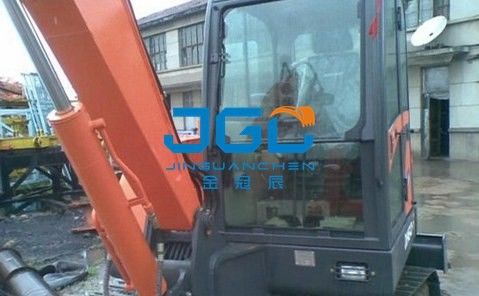 DH60-7 Excavator Front Baffle Belakang Kiri Dan Kanan Pintu Skylight Kaca depan Atas Dan Bawah