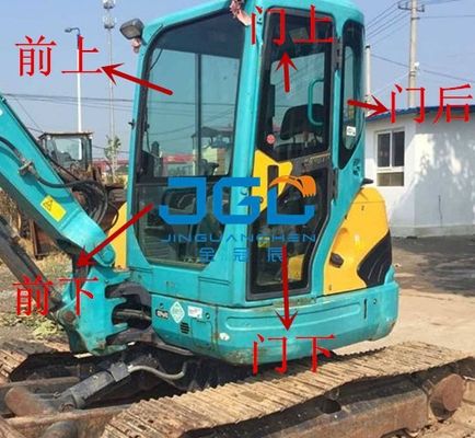 KX155 161 135-3S Excavator Depan Dan Belakang Pintu Kiri Dan Kanan, Kaca Depan Atas Dan Bawah