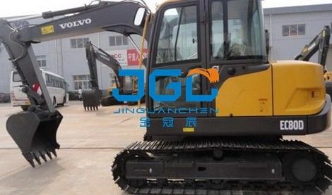 EC80D Excavator Roda Depan Dan Belakang Jendela Kiri Dan Kanan Serta Kaca Depan Atas Dan Bawah