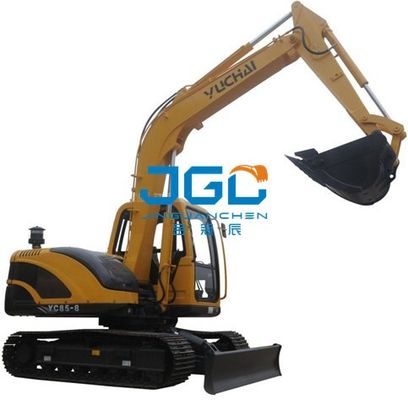 YC85-8 Excavator Gear Depan Blok Belakang Kiri Dan Kanan Pintu Dan Jendela Kaca Depan Atas Dan Bawah