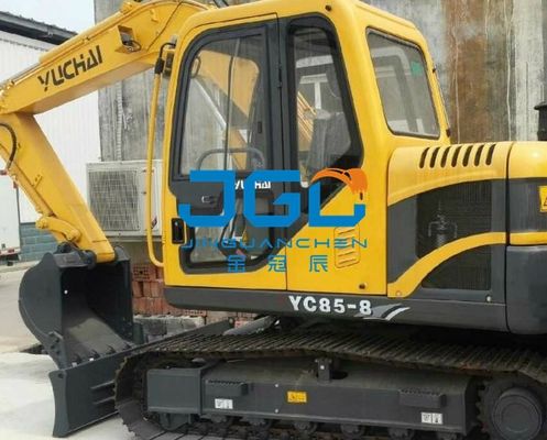 YC85-8 Excavator Gear Depan Blok Belakang Kiri Dan Kanan Pintu Dan Jendela Kaca Depan Atas Dan Bawah