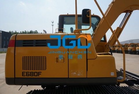 E680F 675F Excavator depan dan belakang kaca depan kiri dan kanan kaca jendela
