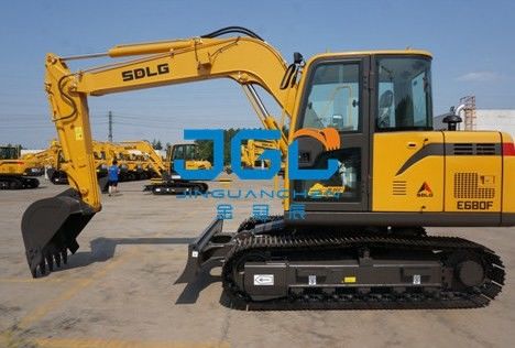 E680F 675F Excavator depan dan belakang kaca depan kiri dan kanan kaca jendela