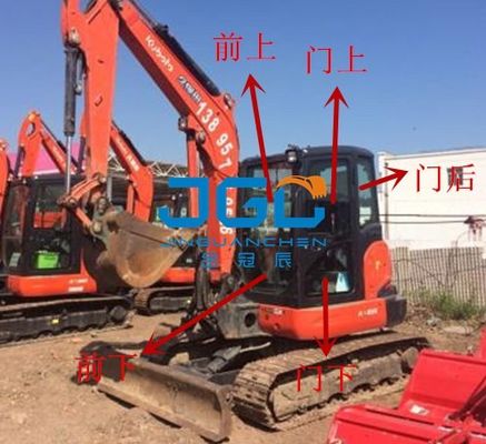 KX165-5 Excavator Front Gear Rear Block Pintu Kiri Dan Kanan Dan Jendela Kaca Depan Atas Dan Bawah