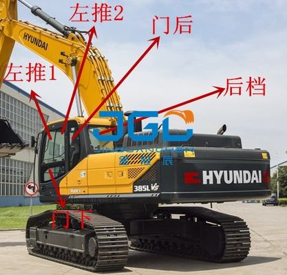 R385 275 305 275 485 350LVS Skylight Kaca depan depan dan belakang pintu kiri excavator