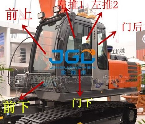 ZX360 210 240 200-3G Excavator Bagian Depan Dan Belakang Gir Kiri Dan Kanan Pintu, Kaca Depan Atas Dan Bawah