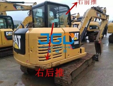 305.5E 306D Ekskavator Gigi Depan Dan Belakang Pintu Kiri Dan Kanan Serta Kaca Depan Jendela