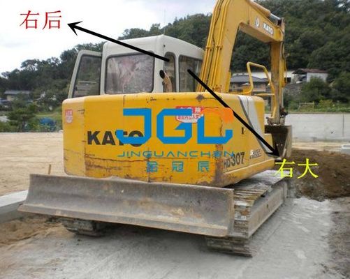 HD307 Excavator Depan Dan Belakang Gir Kiri Dan Kanan Pintu Dan Jendela Di Atas Dan Di Bawah Kaca Depan