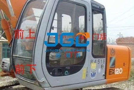 EX120-5 60-5 Kaca Excavator Depan Dan Belakang Kiri Dan Kanan Pintu Dan Jendela Sisi Atas Dan Bawah Kaca Depan