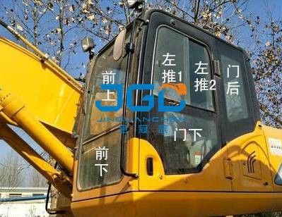 LG6225 Excavator Kaca Pintu Dan Jendela Kiri Dan Kanan Depan Dan Belakang Kaca Depan