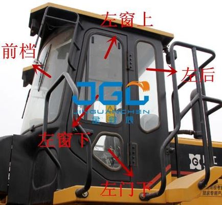 XG951-3 931-3 Loader Gigi Depan Pintu Belakang Dan Jendela Forklift Kaca Depan Kiri Dan Kanan