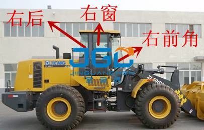 ZL50GV Loader Gear Depan Blok Belakang Kiri Dan Kanan Pintu Dan Jendela Kaca Depan