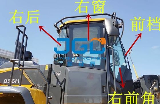 CLG856H loader depan dan belakang pintu dan jendela kiri dan kanan sudut kaca depan