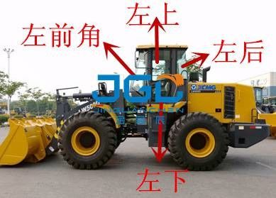 LW500D 550 600FV Loader Gear depan jendela pintu belakang kiri dan kanan kaca depan