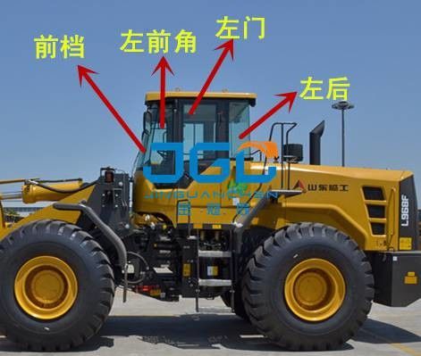 L968F loader depan stop belakang stop kiri dan kanan sisi jendela Sudut kaca depan