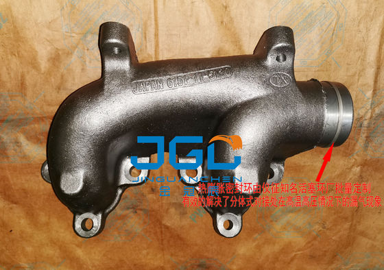 Sistem pembuangan excavator stainless steel premium pembuangan manifold 6151-11-5130
