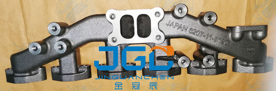 PC200-6 6D95 Bagian Mesin Diesel Pencetak Eksos Pendek 6207-11-5190