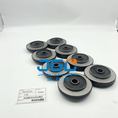 Kualitas tinggi E120B E312C E312B E311 Mesin Mount Karet Untuk Caterpillar Excavator Engine Cushion