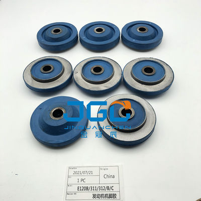 Kualitas tinggi E120B E312C E312B E311 Mesin Mount Karet Untuk Caterpillar Excavator Engine Cushion