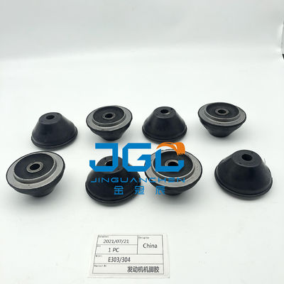Excavator E303 E304 Diesel Engine Parts Karet Support Cushion Untuk S3L Engine Cushion