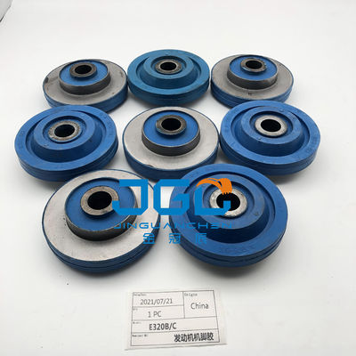Cocok untuk Aksesoris Excavator Bagian Excavator E320b E320c Hitam Motor Cushion