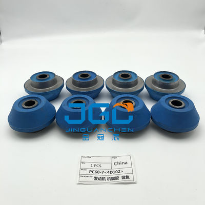 Excavator PC60-7 Diesel Engine Support Cushion Untuk 4D102 Engine Cushion