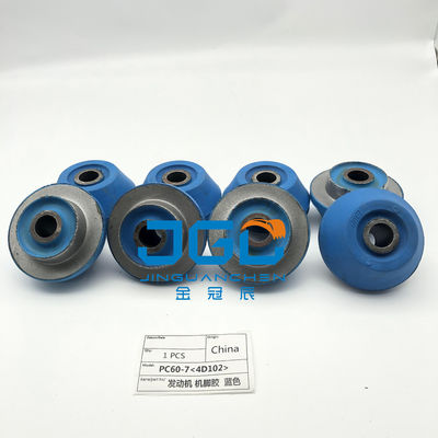 Excavator PC60-7 Diesel Engine Support Cushion Untuk 4D102 Engine Cushion