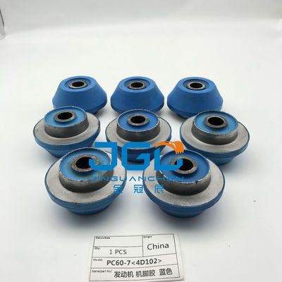 Excavator PC60-7 Diesel Engine Support Cushion Untuk 4D102 Engine Cushion