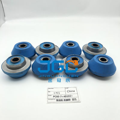 Excavator PC60-7 Diesel Engine Support Cushion Untuk 4D102 Engine Cushion