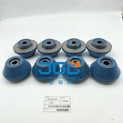 Kualitas tinggi mesin pemasangan mesin sistem bagian pemasangan karet bantal kaki bumper Untuk PC120-6 4D120 PC138US Excavato