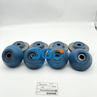 Kualitas tinggi mesin pemasangan mesin sistem bagian pemasangan karet bantal kaki bumper Untuk PC120-6 4D120 PC138US Excavato