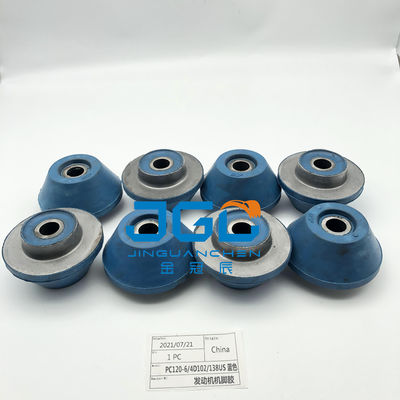Kualitas tinggi mesin pemasangan mesin sistem bagian pemasangan karet bantal kaki bumper Untuk PC120-6 4D120 PC138US Excavato