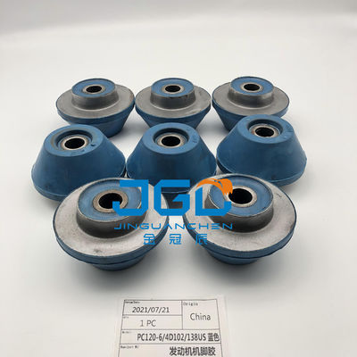 Kualitas tinggi mesin pemasangan mesin sistem bagian pemasangan karet bantal kaki bumper Untuk PC120-6 4D120 PC138US Excavato