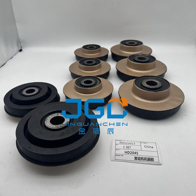 Bagian Sistem Mesin Pemasangan Karet Cushion Kaki Bumper Untuk Bagian Excavator HD2045