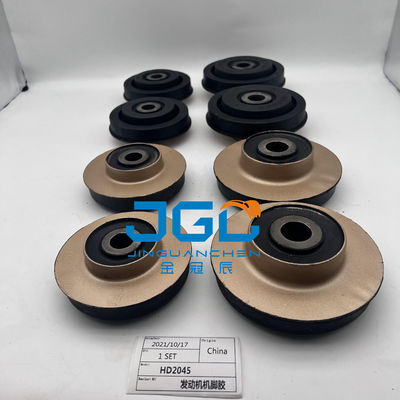 Bagian Sistem Mesin Pemasangan Karet Cushion Kaki Bumper Untuk Bagian Excavator HD2045