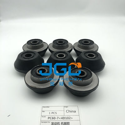 Excavator PC60-7 Diesel Engine Support Cushion Untuk 4D102 Engine Cushion