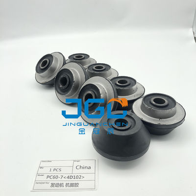 Excavator PC60-7 Diesel Engine Support Cushion Untuk 4D102 Engine Cushion