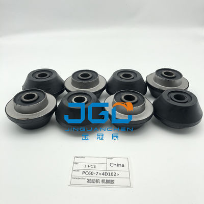 Excavator PC60-7 Diesel Engine Support Cushion Untuk 4D102 Engine Cushion