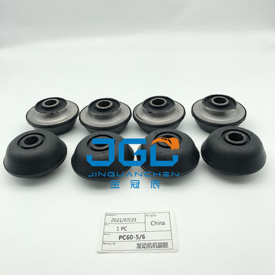 Excavator PC60-5-6 Diesel Engine Support Cushion Untuk Mesin Cushion