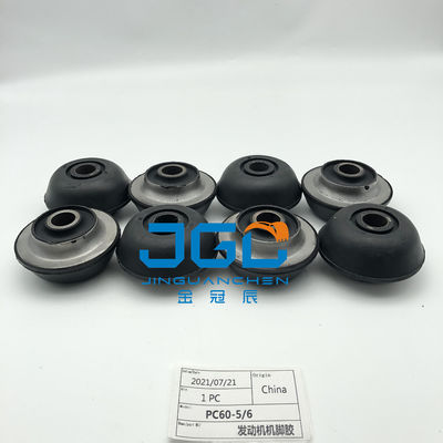 Excavator PC60-5-6 Diesel Engine Support Cushion Untuk Mesin Cushion
