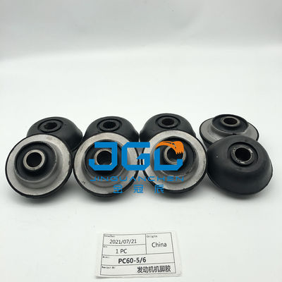 Excavator PC60-5-6 Diesel Engine Support Cushion Untuk Mesin Cushion