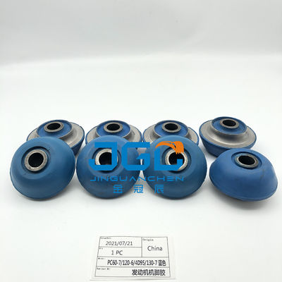 Kualitas tinggi Multiple Karet Mounts Mesin Excavator Bagian Mesin bantal Untuk PC60-7 PC120-6 4D95 PC130-7