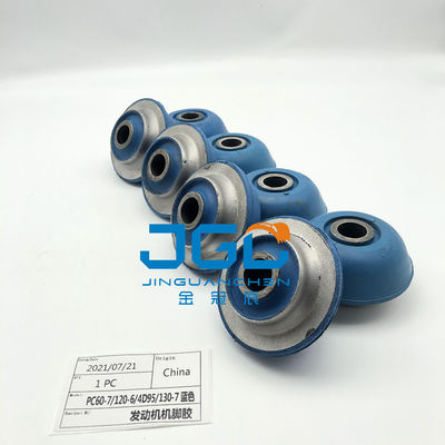 Kualitas tinggi Multiple Karet Mounts Mesin Excavator Bagian Mesin bantal Untuk PC60-7 PC120-6 4D95 PC130-7