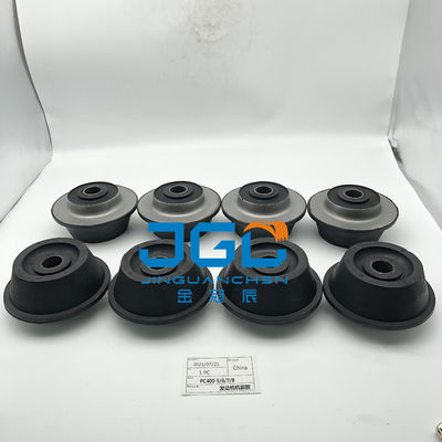 Penyediaan Berbagai Jenis / Ukuran Fleksibel Karet Mounts Mesin Excavator Bagian Mesin Bantal Untuk PC400-5-6-7-8