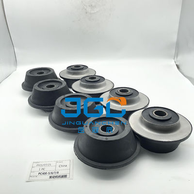 Penyediaan Berbagai Jenis / Ukuran Fleksibel Karet Mounts Mesin Excavator Bagian Mesin Bantal Untuk PC400-5-6-7-8